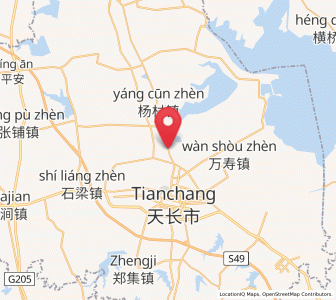 Map of Yongfeng, Anhui
