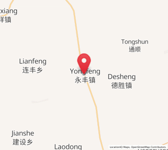 Map of Yongfeng, Heilongjiang