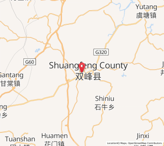 Map of Yongfeng, Hunan