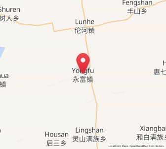 Map of Yongfu, Heilongjiang