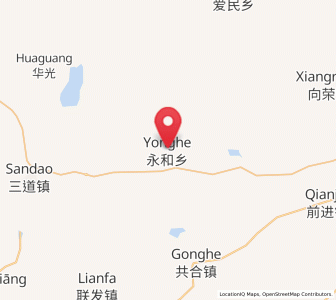Map of Yonghe, Heilongjiang