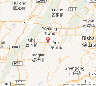 Map of Yongjia, Chongqing