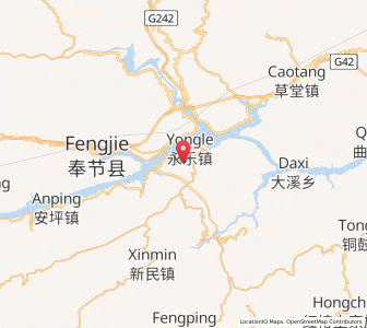 Map of Yongle, Chongqing