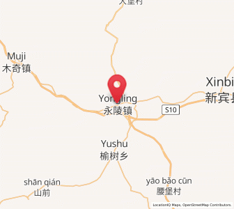 Map of Yongling, Liaoning