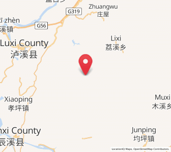 Map of Yongping, Hunan