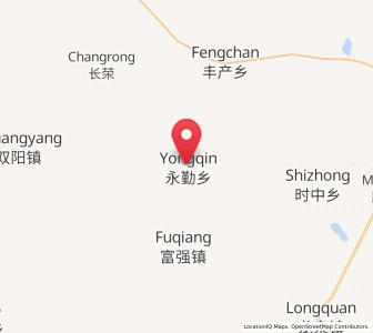 Map of Yongqin, Heilongjiang