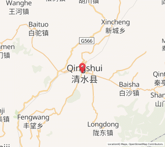 Map of Yongqing, Gansu