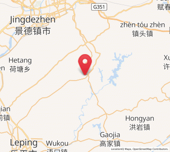 Map of Yongshan, Jiangxi