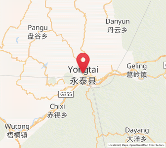 Map of Yongtai, Fujian