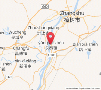 Map of Yongtai, Jiangxi