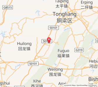Map of Yongxi, Chongqing