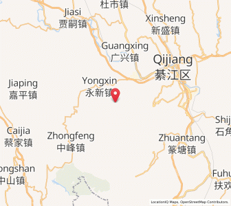 Map of Yongxin, Chongqing