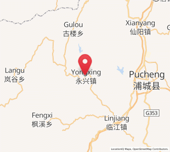 Map of Yongxing, Fujian