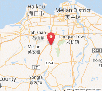 Map of Yongxing, Hainan