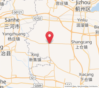 Map of Youguzhuang, Tianjin