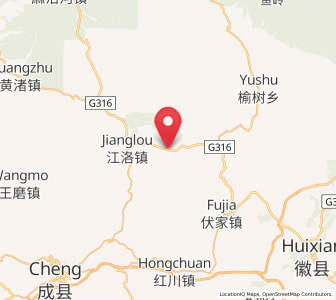 Map of Youlongchuan, Gansu