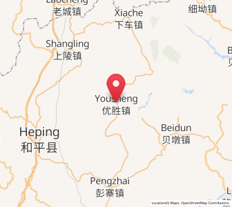 Map of Yousheng, Guangdong