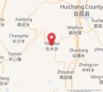 Map of Youshui, Jiangxi