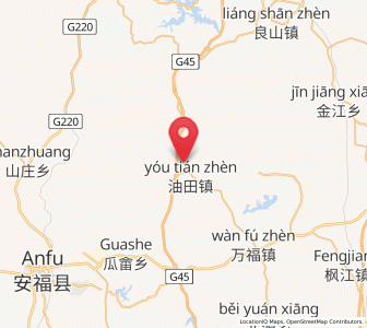 Map of Youtian, Jiangxi