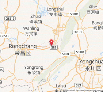 Map of Youting, Chongqing