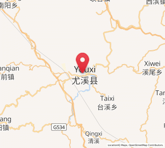 Map of Youxi, Fujian