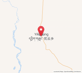 Map of Youyun, Qinghai