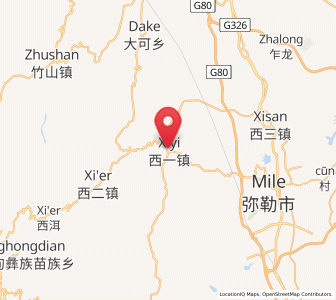Map of Youzha, Yunnan