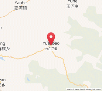 Map of Yuanbao, Heilongjiang