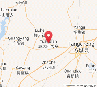 Map of Yuandianhui, Henan