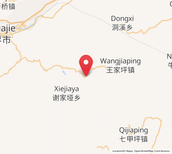 Map of Yuanguping, Hunan