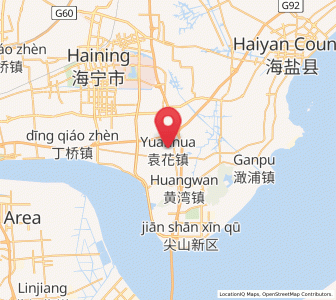 Map of Yuanhua, Zhejiang