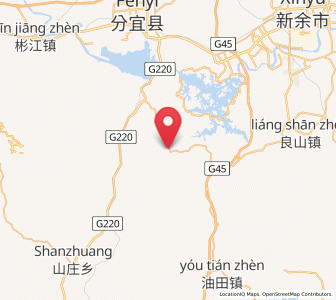 Map of Yuankeng, Jiangxi