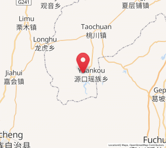 Map of Yuankou, Hunan