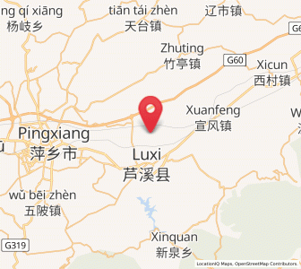 Map of Yuannan, Jiangxi