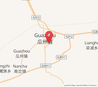 Map of Yuanquan, Gansu