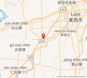 Map of Yuanshang, Shandong