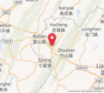 Map of Yuanyi, Chongqing