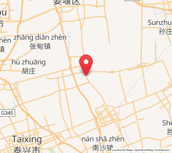 Map of Yuanzhu, Jiangsu