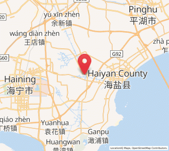 Map of Yucheng, Zhejiang