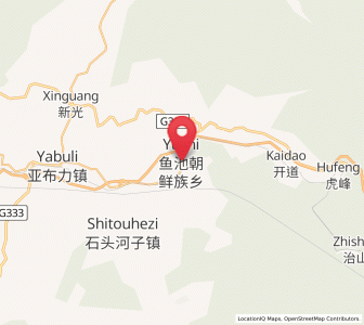 Map of Yuchi, Heilongjiang