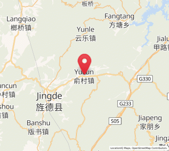 Map of Yucun, Anhui