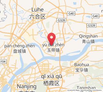 Map of Yudai, Jiangsu