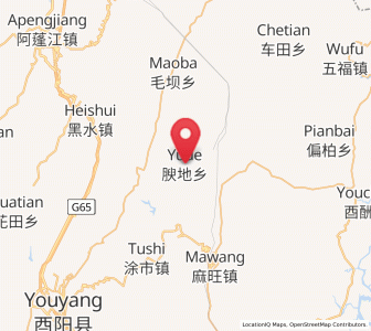 Map of Yudi, Chongqing