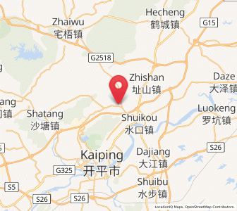 Map of Yueshan, Guangdong