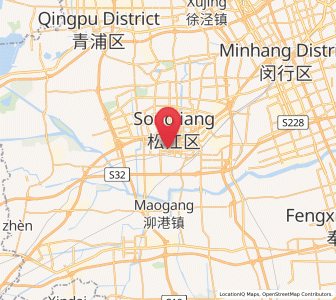 Map of Yueyang, Shanghai