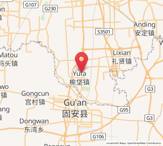 Map of Yufa, Beijing
