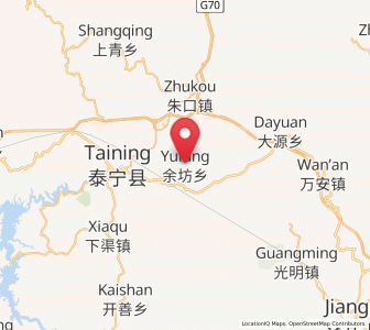 Map of Yufang, Fujian