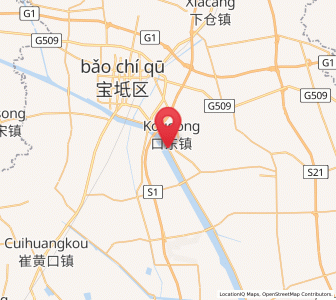 Map of Yuguzhuang, Tianjin