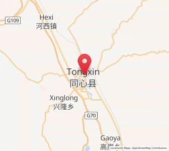 Map of Yuhai, Ningxia Hui Autonomous Region
