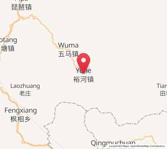 Map of Yuhe, Gansu